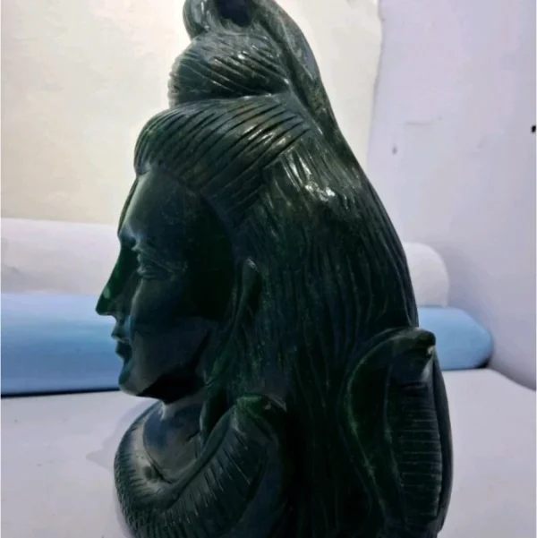 Gemston Green Avernturine Shiva Head
