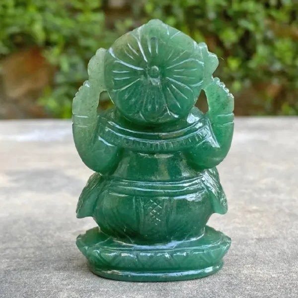 Green Aventurine Ganesha Statue